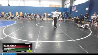 56-59 lbs Round 2 - Annaliyah Ramirez, Fighting Squirrels vs Jaxon Nield, Hawk Wrestling Club