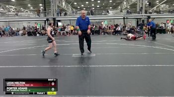 96 lbs Round 2 (4 Team) - Leon Melton, Warhawk National Team vs Porter Adams, Mat Warriors Maniacs
