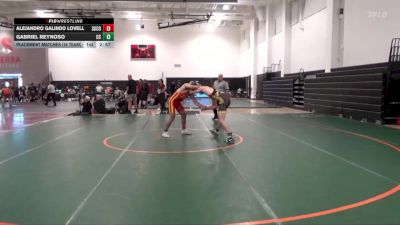 149 lbs Placement Matches (16 Team) - Gabriel Reynoso, Chabot College vs Alejandro Galindo Lovell, Skyline College