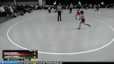 59-63 lbs Round 3 - Camdyn Terrell, Springdale Youth Wrestling Club vs Allie Zieminick, Bad Karma Wrestling Club