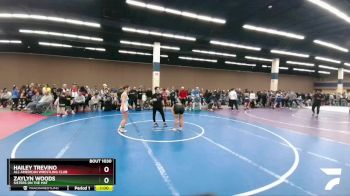 115-121 lbs Round 1 - Hailey Trevino, All American Wrestling Club vs Zaylyn Woods, Sisters On The Mat