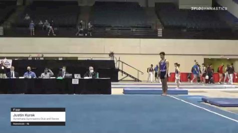 Justin Kurak - Floor, Gymkhana Gymnastics Club and Dance Studio - 2021 USA Gymnastics Development Program National Championships