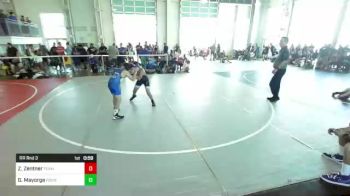 100 lbs Rr Rnd 3 - Zayden Zentner, Team So Cal vs Gabriel Mayorga, Pounders WC