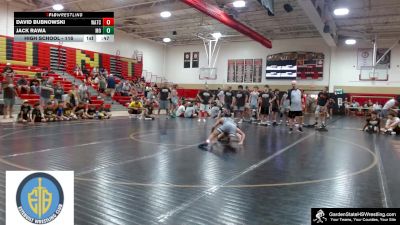 High School - 116 lbs Quarterfinals (8 Team) - Jack Rawa, Mount Olive vs David Bubnowski, Watchung Hills