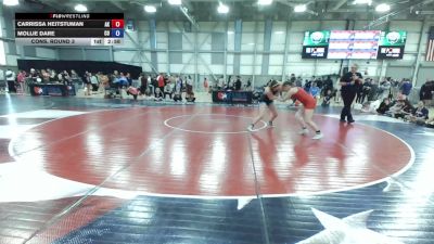 U20 Women - 68 lbs Cons. Round 3 - Carrissa Heitstuman, AK vs Mollie Dare, CO