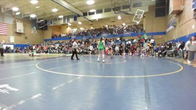 135lbs Champ. Round 1 - Emma Burrows, Rainier (Girls) vs Emily Stone, Hermiston (Girls)