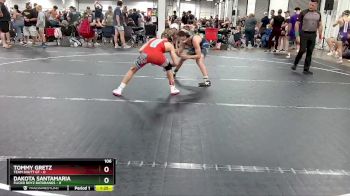 106 lbs Round 2 (4 Team) - Tommy Gretz, Team Shutt GT vs Dakota Santamaria, Flickr Boyz Batarangs