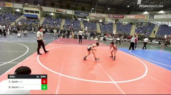 88 lbs Consi Of 8 #1 - Connes Seele, Ridge WC vs Blake Booth, Bear Cave WC