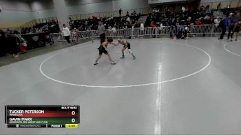 84 lbs Cons. Semi - Tucker Peterson, Minnesota vs Gavin Marx, 605Grapplers Wrestling Club