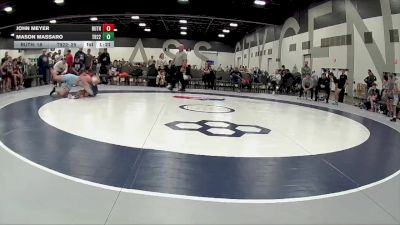 159 lbs Quarterfinals (8 Team) - John Meyer, Ruthless Wrestling Club vs Mason Massaro, Team 922