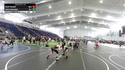 132 lbs Consi Of 4 - Zack Valdez, Wh-6 vs Kenji Edwards, No Team