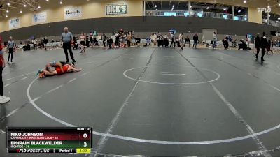 76 lbs Quarterfinal - Niko Johnson, Capital City Wrestling Club vs Ephraim Blackwelder, Irontide