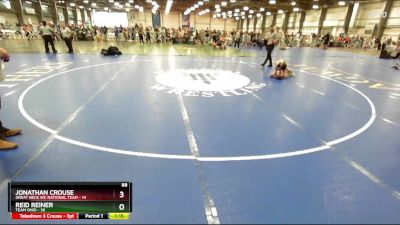 88 lbs Rd# 8- 12:30pm Saturday Final Pool - Jonathan Crouse, Great Neck WC National Team vs Reid Reiner, Team Ohio