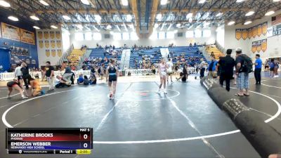 97 lbs Quarterfinal - Emerson Webber, Hernando High School vs Katherine Brooks, Phoenix