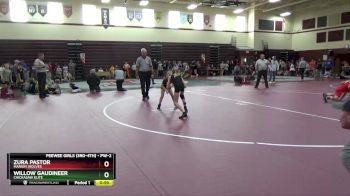 PW-2 lbs Round 5 - Zura Pastor, Marion Wolves vs Willow Gaudineer, Chickasaw Elite