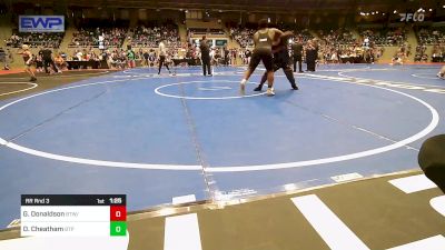 220 lbs Rr Rnd 3 - Gerard Donaldson, Booker T Washington Carver vs Davon Cheatham, Tulsa Blue T Panthers