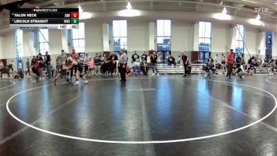 105 lbs 3rd Place Match - Lincoln Straight, Warrior Wrestling Club vs Talon Heck, King William Youth Wrestling