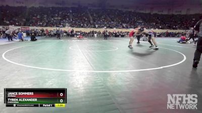 4A-165 lbs Champ. Round 1 - Tyren Alexander, Chickasha vs Jance Sommers, Poteau