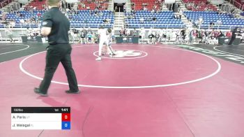 132 lbs Rnd Of 64 - Austin Paris, Utah vs Jaden Weisgal, Florida