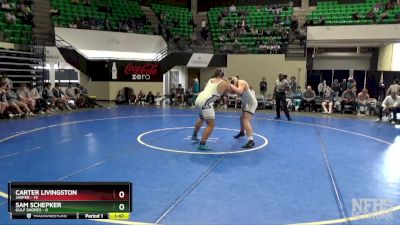 287 lbs Finals (2 Team) - Carter Livingston, Jasper vs Sam Schepker, Gulf Shores