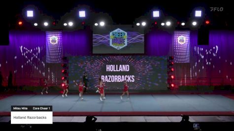 Holland Razorbacks [2022 Mitey Mite Core Cheer 1] 2022 Pop Warner National Cheer & Dance Championship