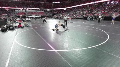 132 lbs Champ. Rd Of 16 - Briggs Weigel, Belmont/Platteville vs John Clum, Lakeside Lutheran