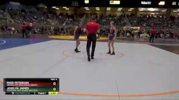 106 lbs Semifinal - Joselyn Jaimes, Ridgeview High School Wrestlin vs Madi Peterson, Oregon City High School Wrestl