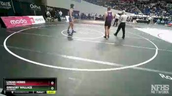 5A-195 lbs Cons. Round 1 - Logan Hobbs, Ridgeview vs Gregory Wallace, Hillsboro