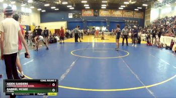 113 lbs Cons. Round 3 - Aiden Sanders, Lakewood Ranch High School vs Gabriel Mcgee, Camden