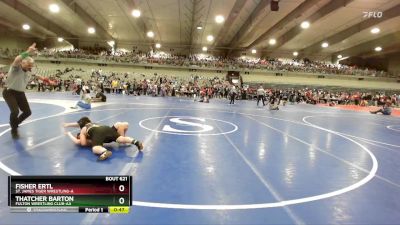 115 lbs Cons. Round 3 - Fisher Ertl, St. James Tiger Wrestling-A  vs Thatcher Barton, Fulton Wrestling Club-AA