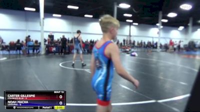 130 lbs Round 5 (6 Team) - Carter Gillespie, Colorado Blue vs Noah Macha, Louisiana