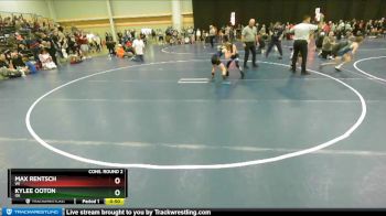 70 lbs Cons. Round 2 - Max Rentsch, WI vs Kylee Ooton, OK