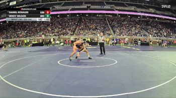 D3-144 lbs Quarterfinal - Mikey Wilson, Grand Rapids Catholic Central vs Daniel Rosales, Alma HS