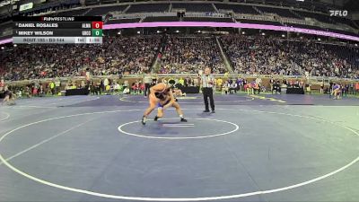 D3-144 lbs Quarterfinal - Mikey Wilson, Grand Rapids Catholic Central vs Daniel Rosales, Alma HS