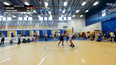 285 lbs Champ. Round 1 - Daniel Gomes, Olympic Heights vs Joel Leon, Seminole Ridge