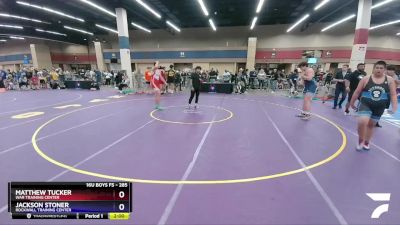 285 lbs Quarterfinal - Matthew Tucker, WAR Training Center vs Jackson Stoner, Rockwall Training Center