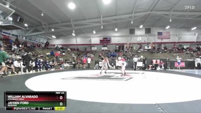 165 lbs Cons. Round 3 - William Alvarado, Colorado Mesa vs Jayden Ford, Newman
