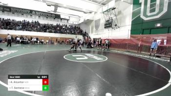 152 lbs 5th Place - Angel Alcantar, Norwalk vs Tyrese Santana, Schurr