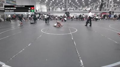 76 lbs Round 3 (10 Team) - Noah Bott, Iron Horse White vs Lucas Spicer, Kraken Black