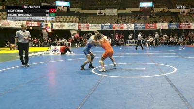 125 lbs Placement (16 Team) - Colton Drousias, Glenville State University vs Billy Smith, Findlay