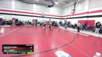 110 lbs Cons. Semi - Joey Jarrett, Odessa Youth Wrestling vs Clayton Chiles, Open Mats