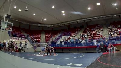 126 lbs 7th Place Match - Jesus Lopez, North Pontotoc High School vs Caleb Myhand, Saltillo High School