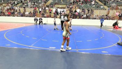 46 lbs Semifinal - Stephen Strickland, Junior MatDogs Wrestling vs Bradley Nelson, Grizzly Wrestling Club