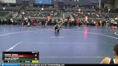 Cons. Round 2 - Tommy Tonga, Siouxland Wrestling Academy vs Dylan Stinson, Victory Wrestling