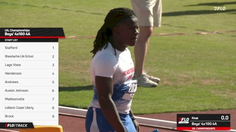 High School Boys' 4x100m Relay 4A