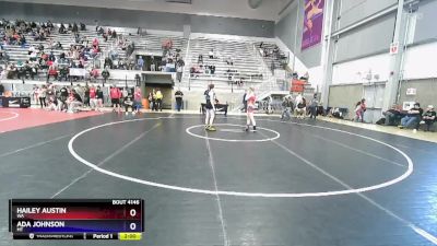 58 lbs Cons. Round 1 - Hailey Austin, WA vs Ada Johnson, MT