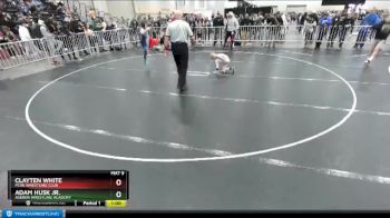 58 lbs Quarterfinal - Adam Husk Jr., Askren Wrestling Academy vs Clayten White, Peak Wrestling Club