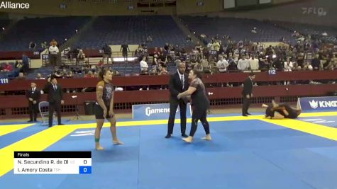 Nicole Secundino R. De Oliveira vs Isabel Amory Costa 2024 Pan IBJJF Jiu-Jitsu No-Gi Championship