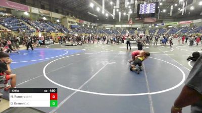 109 lbs Quarterfinal - Nevaeh Romero, Llwc vs Dymond Green, Noac