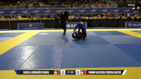 Isabella Guimarães Barral vs Yasmin Valentina Ferreira Santos 2026 Pan Kids Jiu-Jitsu IBJJF Championship